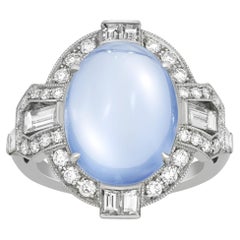 Moonstone Ring by Raymond Yard, 6.44 Carats