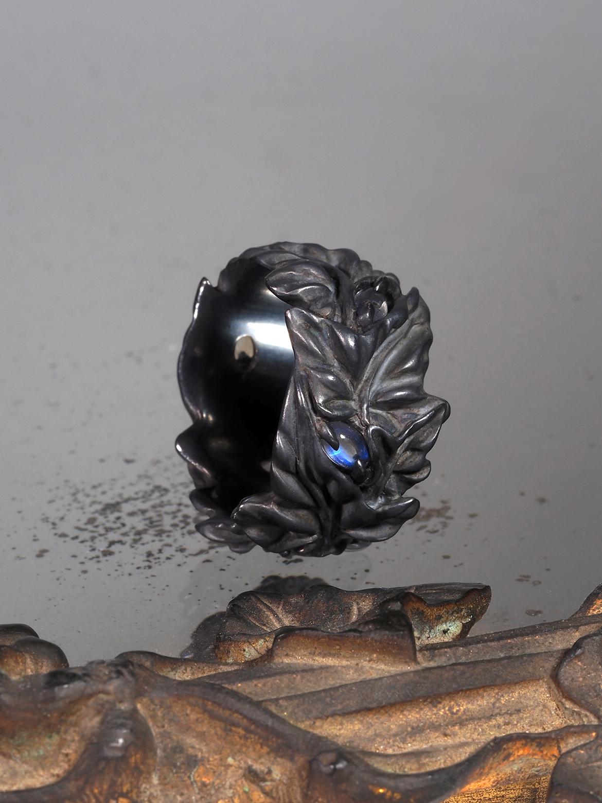 Moonstone ring Ivy collection nature inspired special person gift anniversary For Sale 7