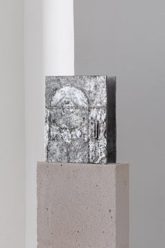 Moonwalk vase MW02, Aluminium Lost Wax Cast vase, Lunar Edition