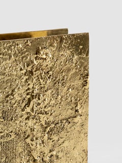 Moonwalk vase MW06, Bronze Cast vase, Lunar Edition