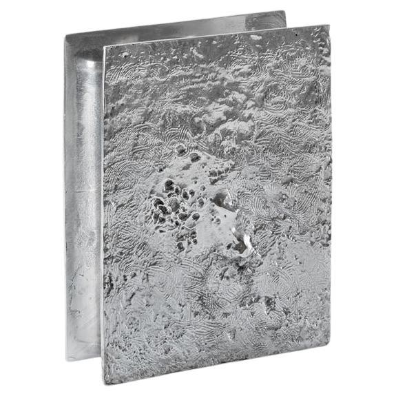 Moonwalk vase MW09, Aluminium Lost Wax Cast vase, Lunar Edition For Sale