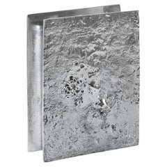 Moonwalk-Vase MW09, Aluminiumvase aus verlorenem Wachsguss, Lunar Edition