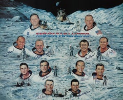 Moonwalkers Limited Edition Lithograph by Ron Lewis, Ed. 433/1000, Signed, 1986