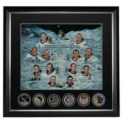 Vintage "Moonwalkers" Signed by Ron Lewis and 11 Astronauts, Limited Edition #286/1000