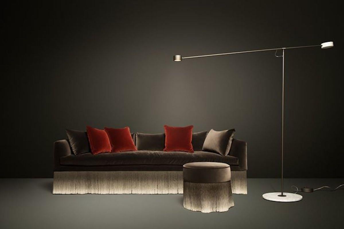 Moooi Amami Sofa by Lorenza Bozzoli in Blue, Light Grey or Dark Grey For Sale 3