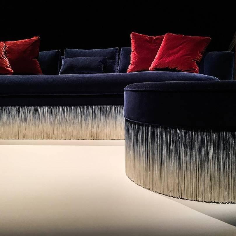 Moooi Amami Sofa by Lorenza Bozzoli in Blue, Light Grey or Dark Grey For Sale 5