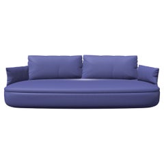 Moooi Bart Basic Sofa in Harald 3, 652 Purple Upholstery