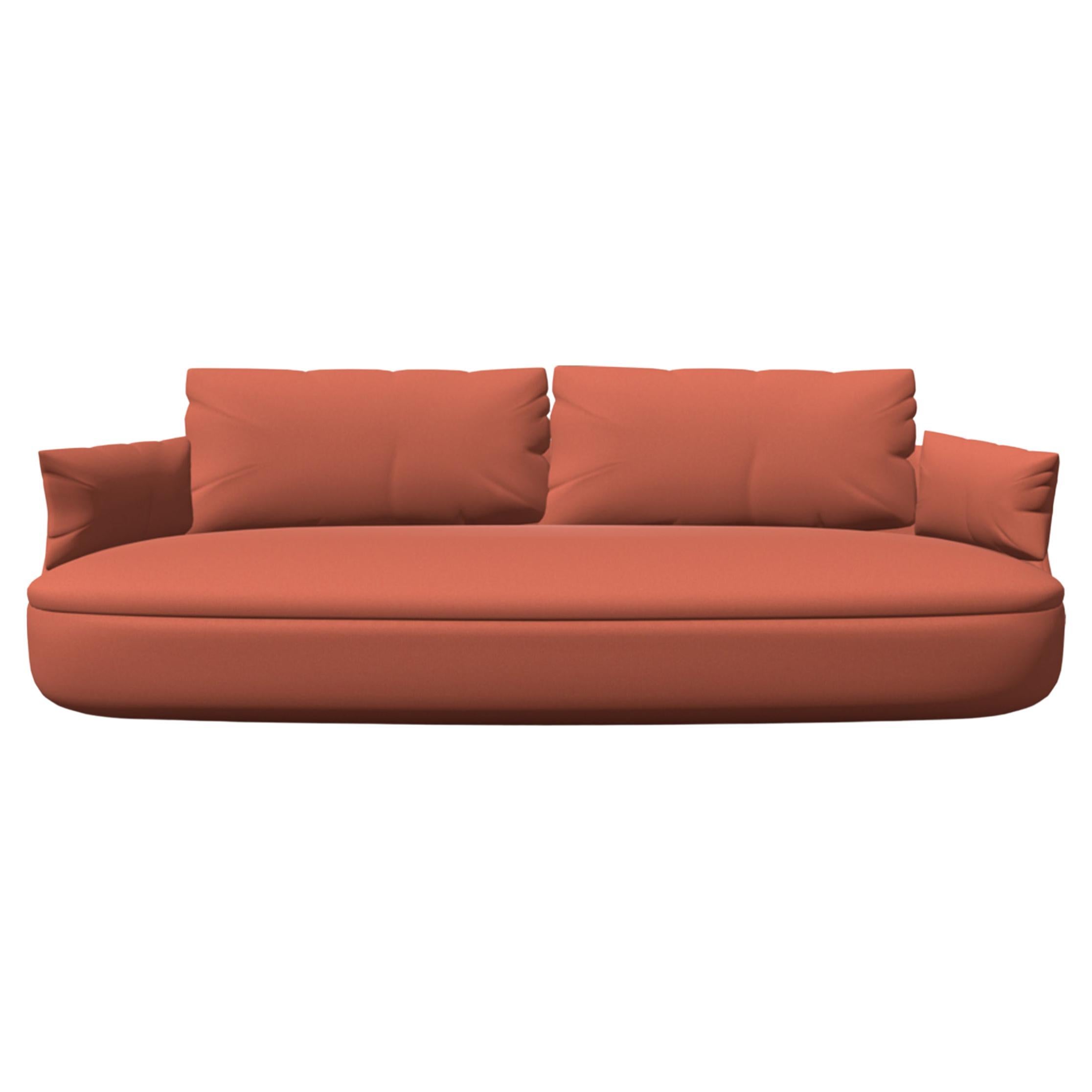 Moooi Bart Basic Sofa in Steelcut 2, 550 Pink Upholstery For Sale