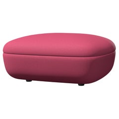 Moooi Bart Footstool in Divina 3, 626 Pink Upholstery