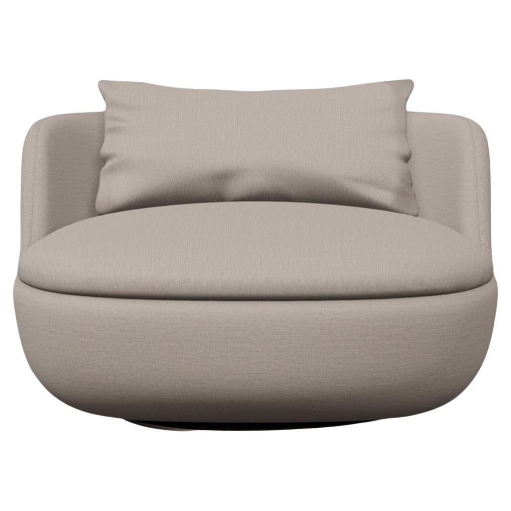 Moooi Bart Poltrona girevole con sedile in schiuma e tappezzeria Justo, Muse