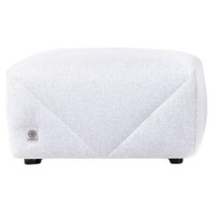 Moooi BFF Footstool in Divina 3, 171 Light Grey Upholstery