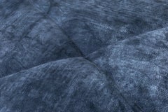 Moooi BFF Triple Seater Sofa in Dwarf Rhino Buffed Blue Upholstery