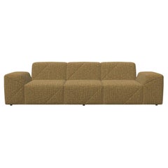 Moooi BFF Triple Seater TE01 Niedriges Sofa in Boucle, Regenbogenpolsterung