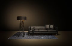 Moooi Boutique 3-Seat Sofa in Tonica 2, 672 Upholstery with Pawn Legs