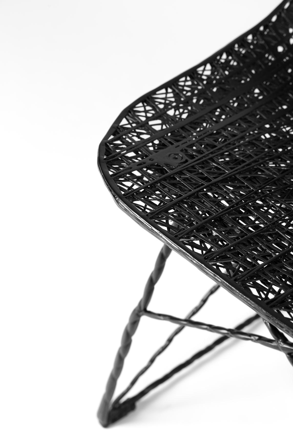 Moooi Carbon Chair in Black Fiber with Epoxy Resin by Bertjan Pot For Sale 3