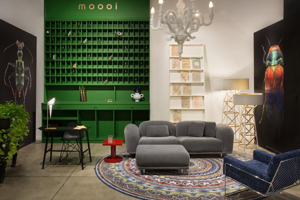 Modern Moooi Cloud Sofa in Steel Frame with Boucle, Rainbow Upholstery For Sale