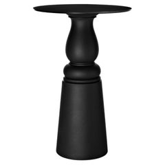 Table de bar Moooi Container 120 avec base et plateau noirs par Marcel Wanders Studio