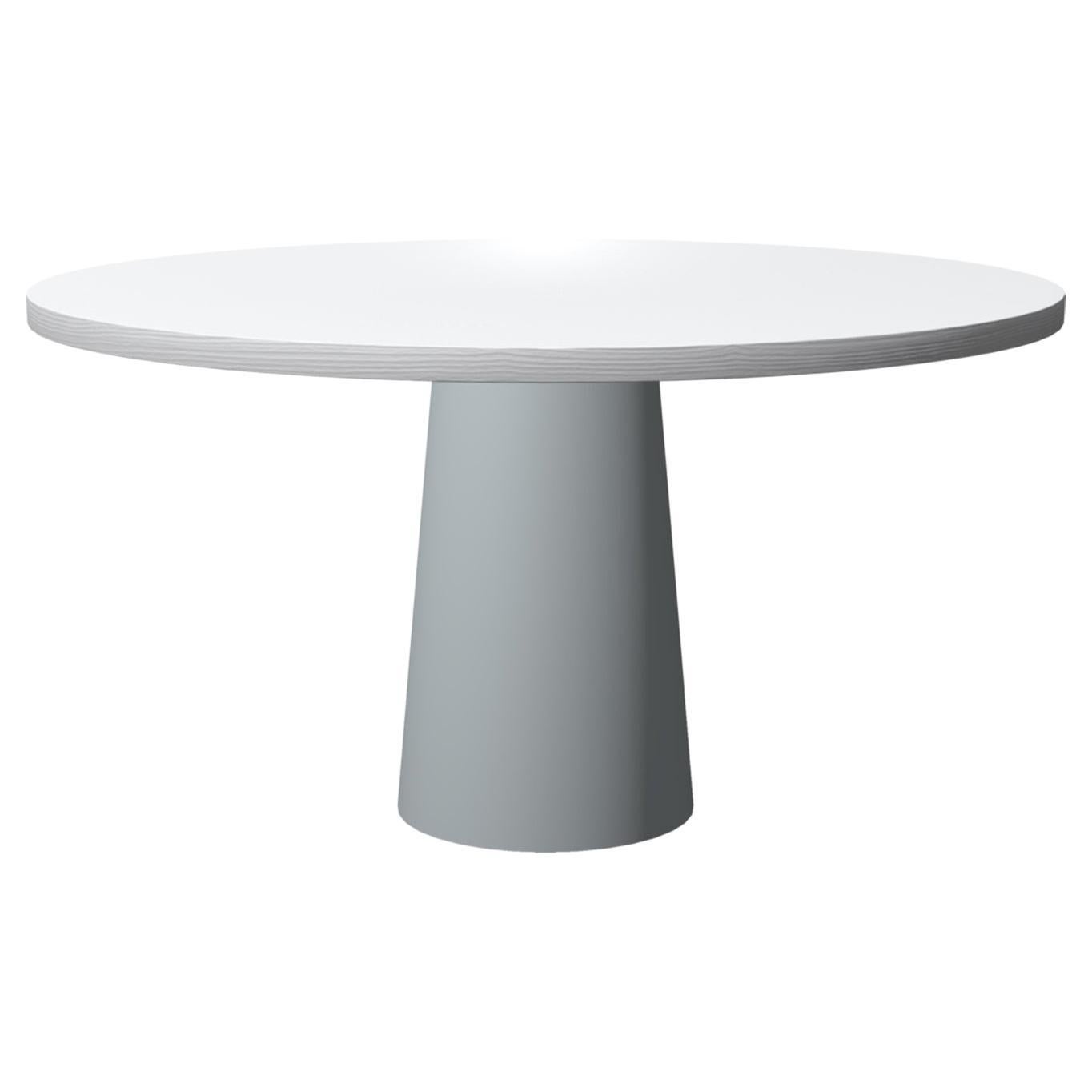 Moooi Container 140 Dining Table in White Oak Top, Marcel Wanders Studio For Sale