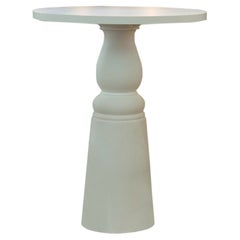 Moooi Container 90 Bartisch mit Sockel und Platte aus weißer Eiche von Marcel Wanders Studio