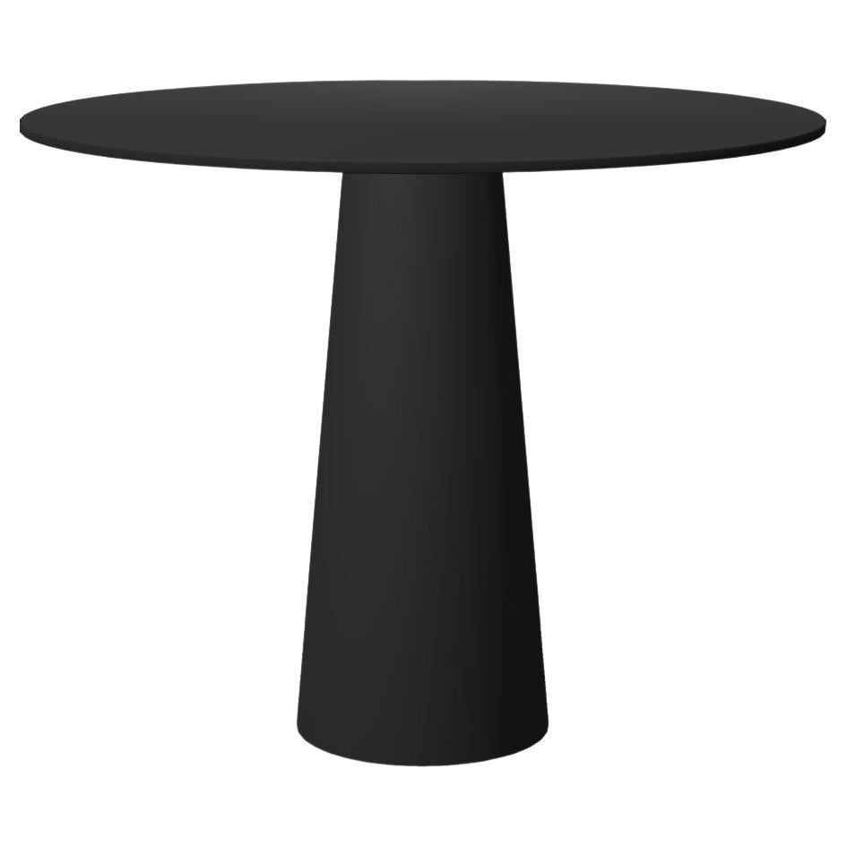 Moooi Container 90 Dining Table in Black Base & Top by Marcel Wanders Studio
