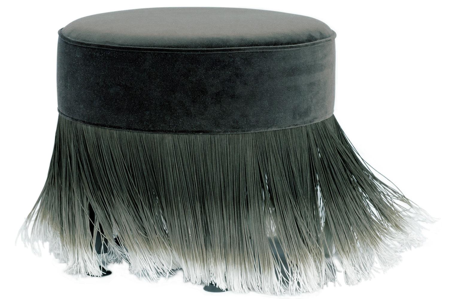 Dark Gray Velvet Small Anami Pouf By Moooi

This Amami pouf from Moooi is simply irresistable. Dressed in dark gray velvet, softly floating on long sensuous fringes makes this pouf a fresh breeze of lightness all around the room.

Wooden frame,