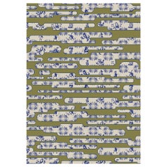 Moooi Dutch Sky Gold Rug in Low Pile Polyamide by Edward van Vliet