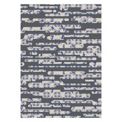 Moooi Dutch Sky Grey Rug in Soft Yarn Polyamide by Edward Van Vliet