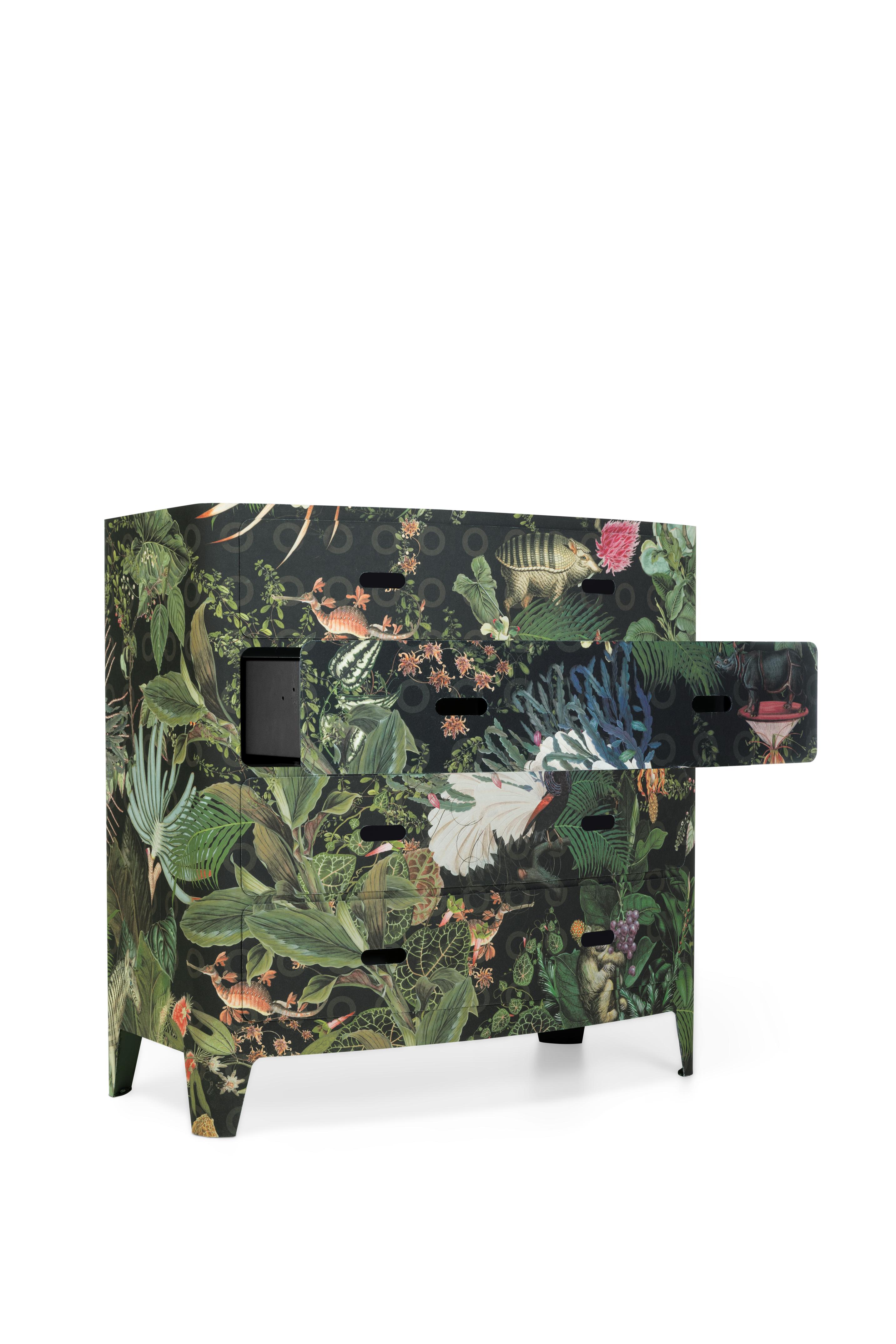 Modern Moooi Editions, Eek Dresser Menagerie of Extinct Animals Raven, Limited #1/10 For Sale