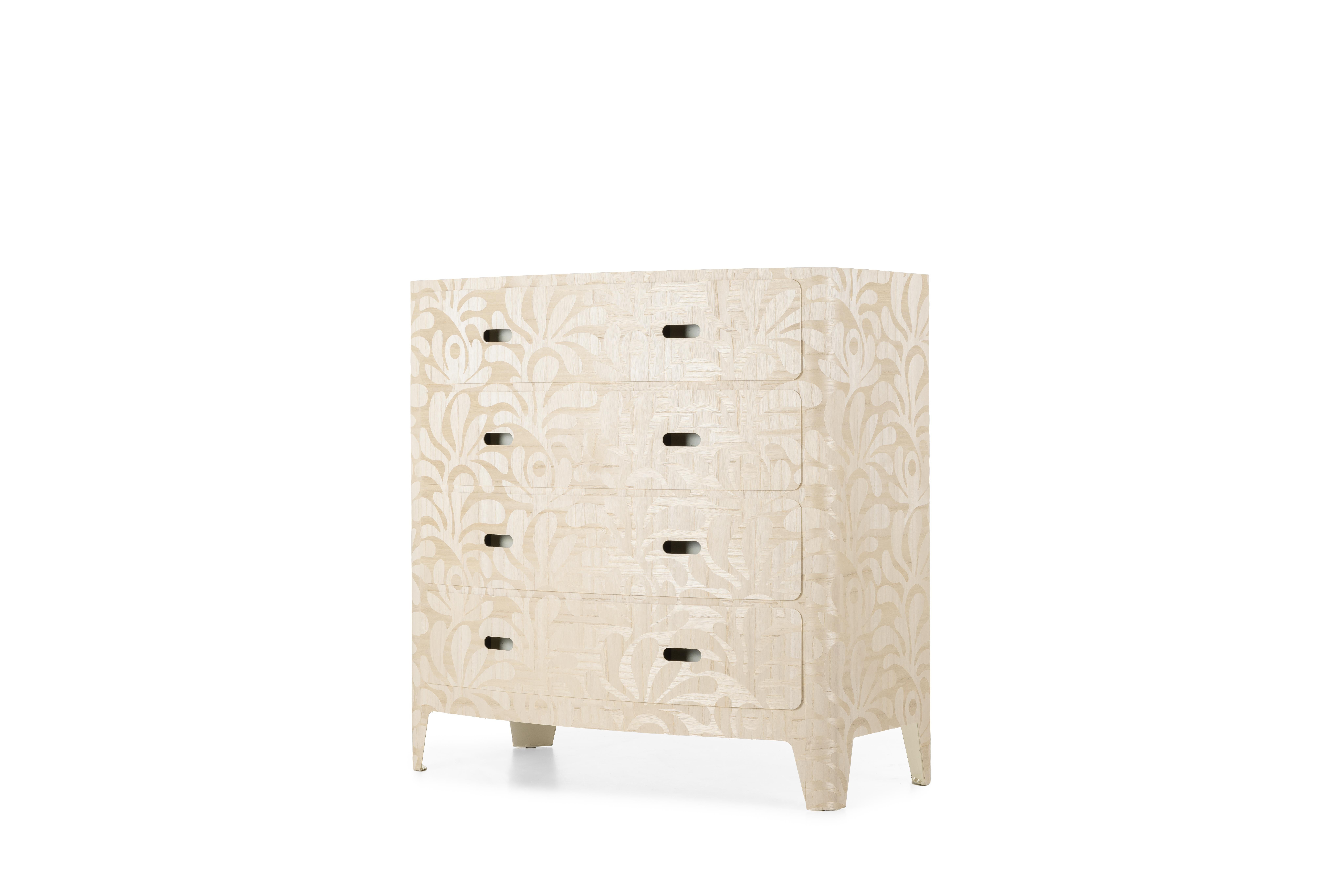 Contemporary Moooi Editions, Eek Dresser Woodblock Beetle Fern, Limited #1/10 For Sale