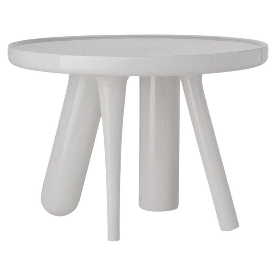 Moooi Elements 002 Iron Grey Table in Solid Wood with Upholstery by Jaime Hayon For Sale