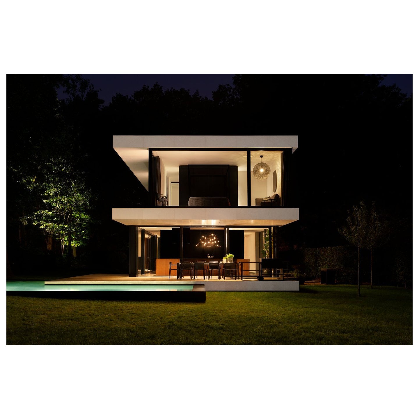 Moooi Flock of Light 31 Hängeleuchte aus Bronzedraht mit Messingbeschlägen und Messingbechern