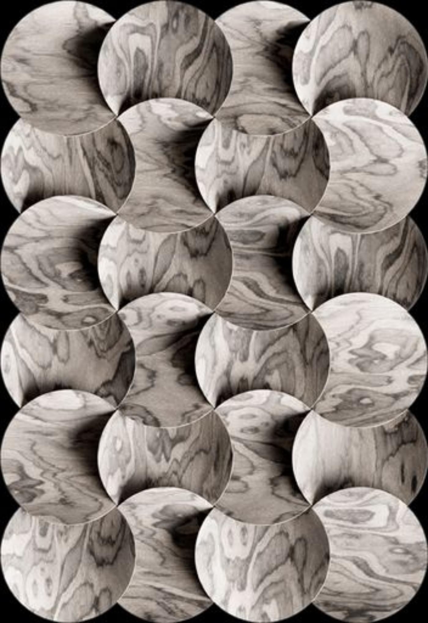 Néerlandais Moooi Grain Line Medium Tapis en fil doux by Sjoerd Vroonland en vente