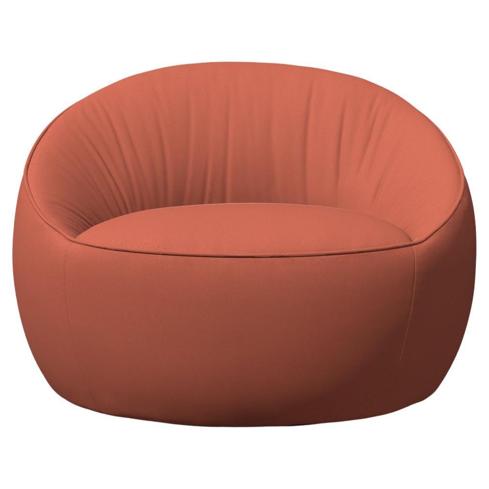 Moooi Hana Armchair in Steelcut 2, 550 Pink Upholstery For Sale