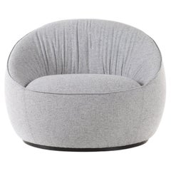 Moooi Hana Swivel Armchair in Hallingdal 65, 130 Grey Upholstery