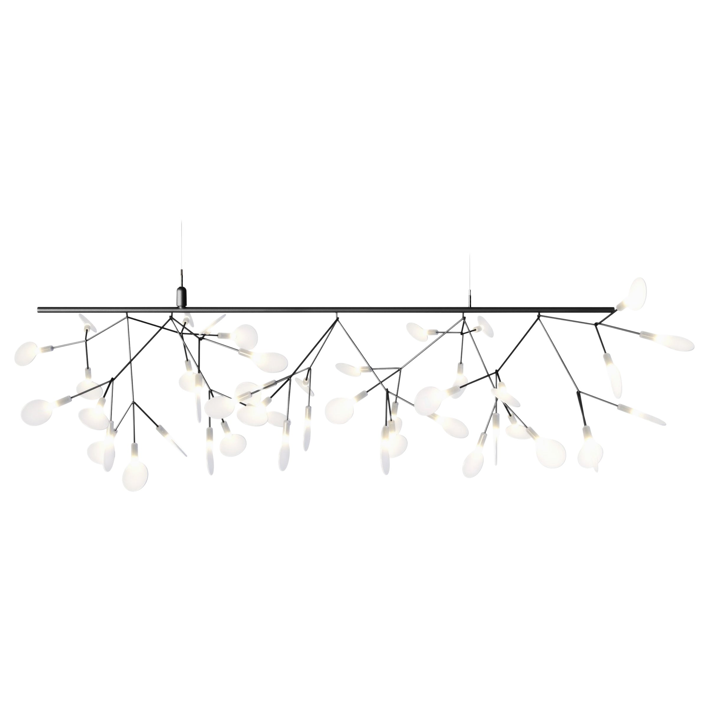 Lampe à suspension Heracleum Moooi sans fin en nickel avec éclairages en polycarbonate