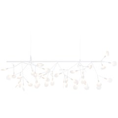 Lampe à suspension Heracleum Moooi Heracleum sans fin en blanc avec éclairages en polycarbonate