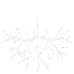 Lampe à suspension Moooi Heracleum ii 98d en blanc avec éclairages en polycarbonate