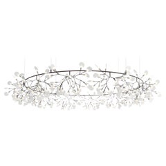 Moooi Heracleum The Big O Large Suspension Lamp in Nickel by Bertjan Pot