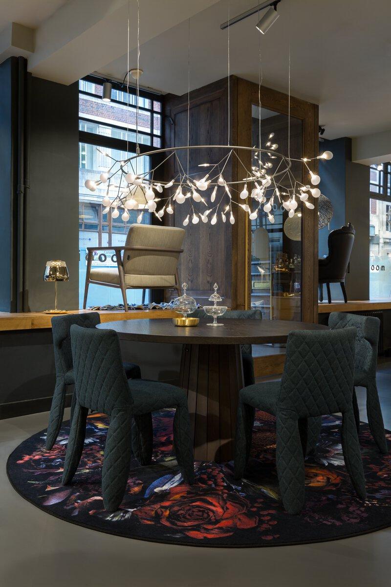 Dutch Moooi Heracleum The Big O Small Suspension Lamp in Nickel by Bertjan Pot For Sale