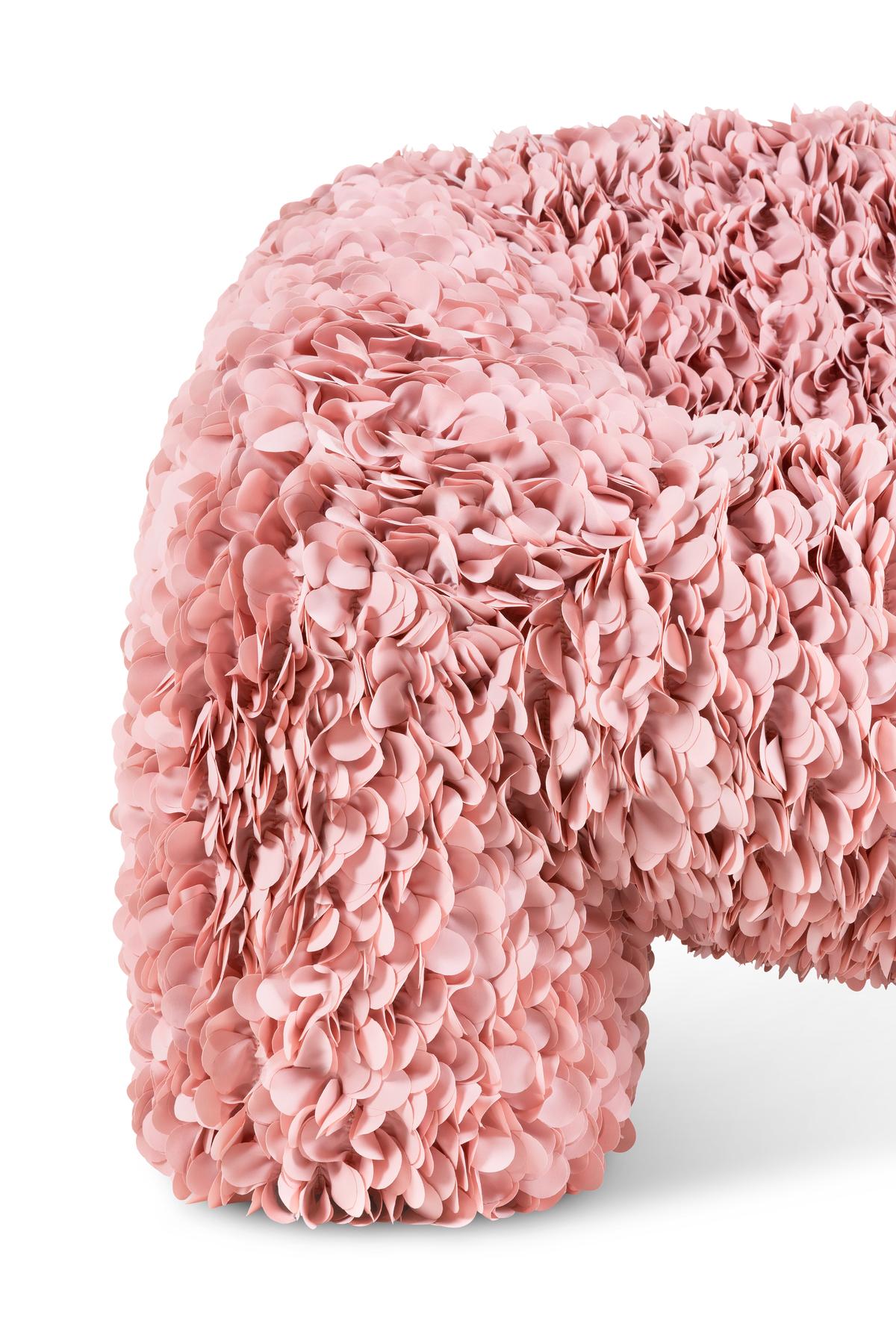 Moooi Hortensia Armlehnstuhl in Petal Pink Polstermöbel im Angebot 5
