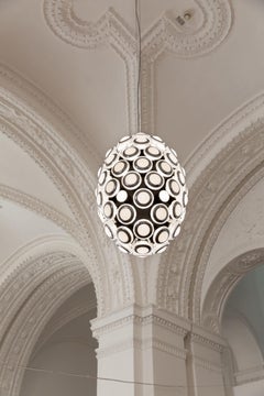 Moooi Iconic Eyes 85 Lampada a sospensione a LED con lenti e dettagli cromati