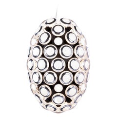 Moooi Iconic Eyes 85 LED Suspension Lamp with Lenses and Chrome Detailing