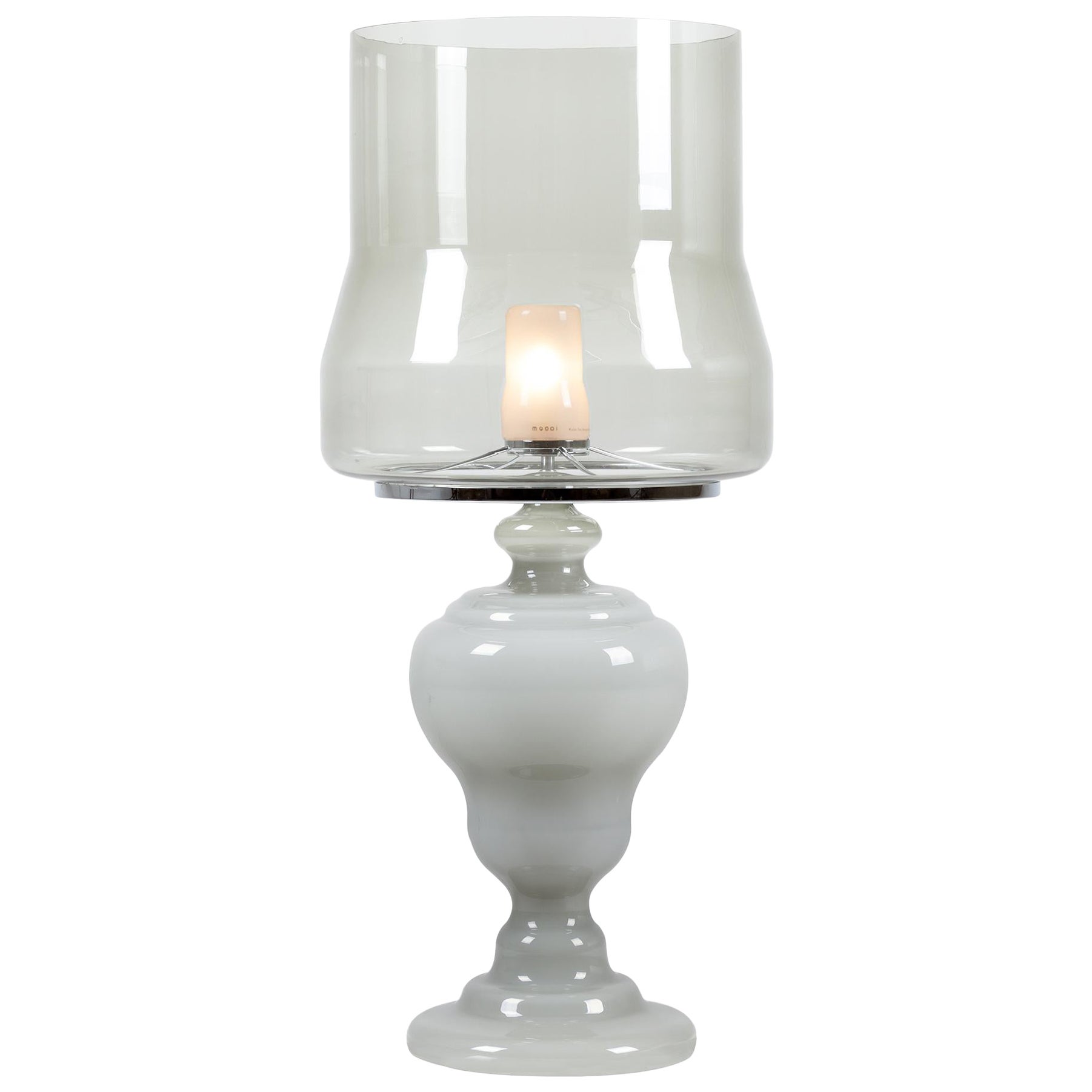 Lampada da tavolo Moooi Kaipo TOO in vetro soffiato peltro con struttura in metallo in vendita