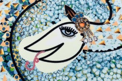 Moooi Großer Teppich Adriano aus Wolle mit Blindsaum von Antonio Aricò