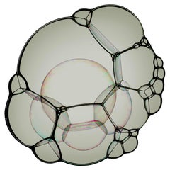Alfombra Moooi Large Bubble Natural de poliamida de hilo suave by Sjoerd Vroonland