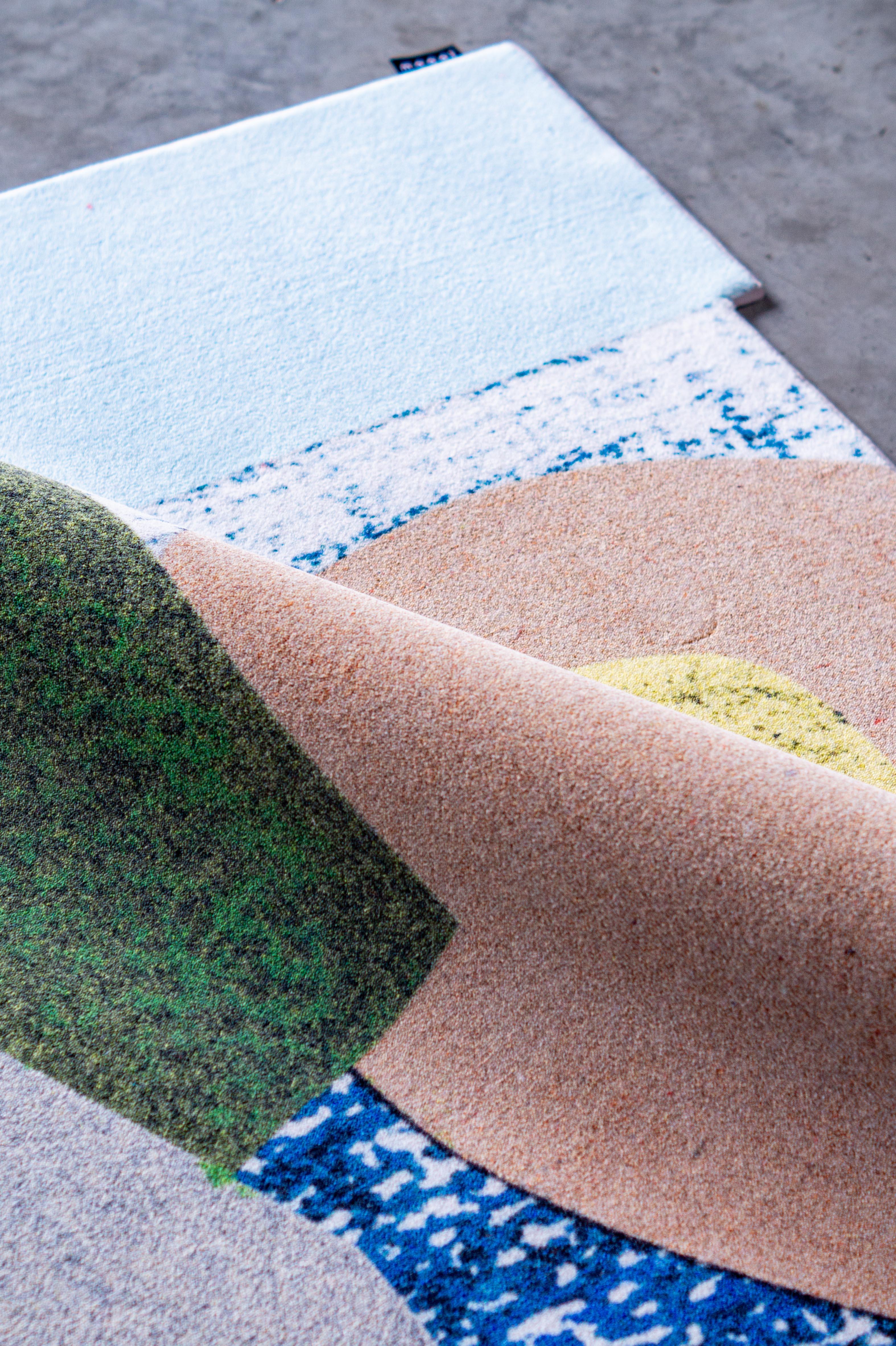Grand tapis Moooi à collage en polyamide au fil souple de Kiki Van Eijk Neuf - En vente à Brooklyn, NY
