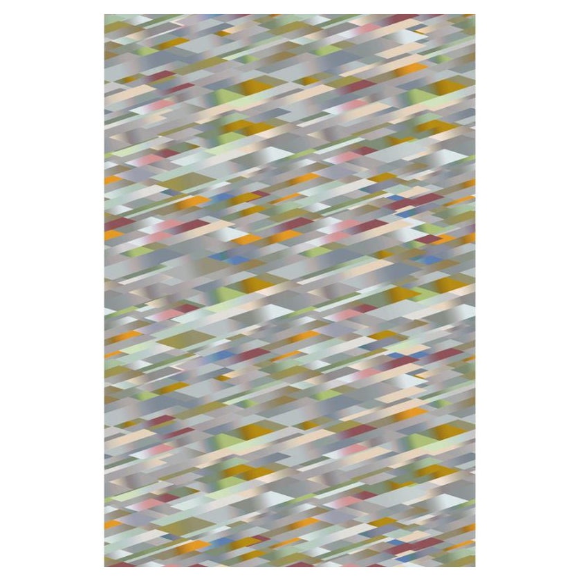 Großer, diagonaler Pastellteppich in Wolle von Kit Miles, Moooi