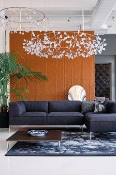 Moooi Großer rechteckiger Eden Queen B&W Rechteckiger Teppich in weichem Garn Polyamide