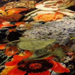 Grand tapis Moooi Eden Queen Sqaure en polyamide à poils bas par Marcel Wanders Studio