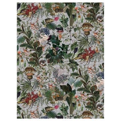 Moooi - Grand tapis rectangulaire « Animals Cloud » à motif d'animaux disparus en polyamide souple